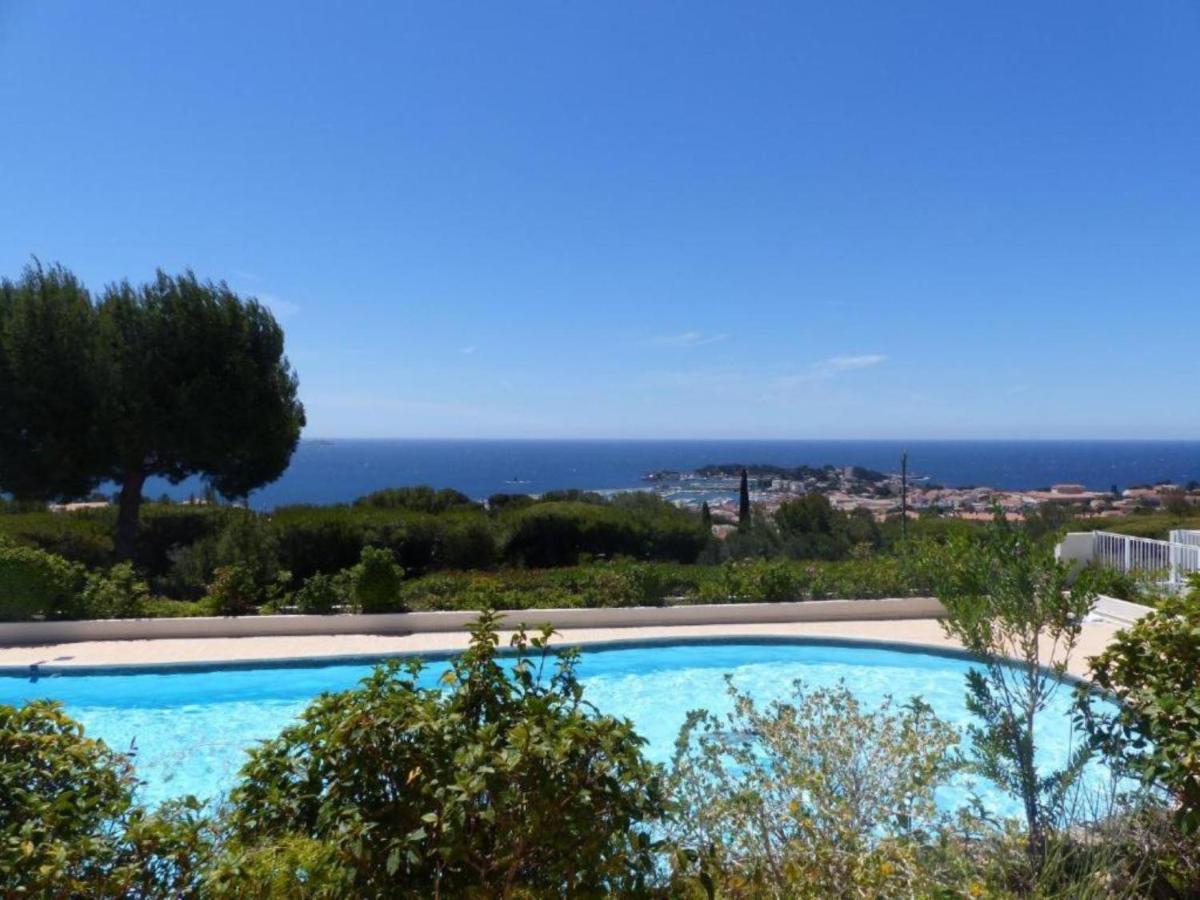 Vue Mer Panoramique - Grande Terrasse Et Piscine Bandol Kültér fotó