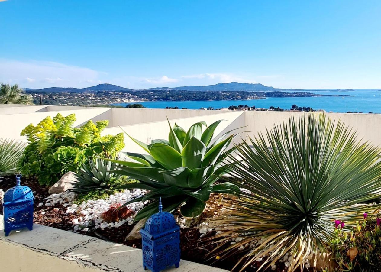 Vue Mer Panoramique - Grande Terrasse Et Piscine Bandol Kültér fotó