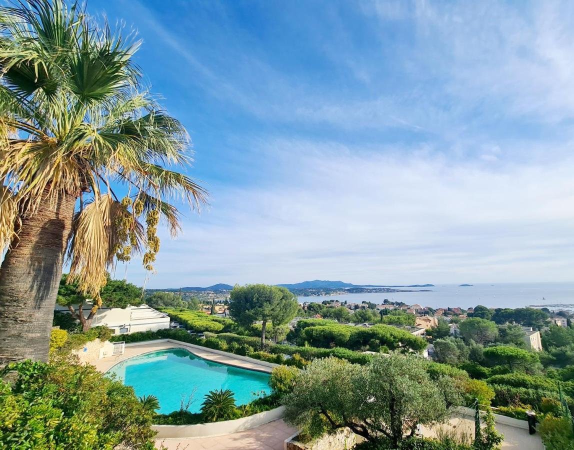 Vue Mer Panoramique - Grande Terrasse Et Piscine Bandol Kültér fotó